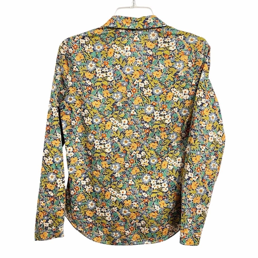 Cacharel Paris Liberty Print Floral Shirt Womens 38 Feminine Classic Parisian - Picture 3 of 6